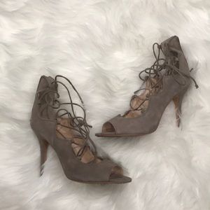 Vince Camuto gray high heels